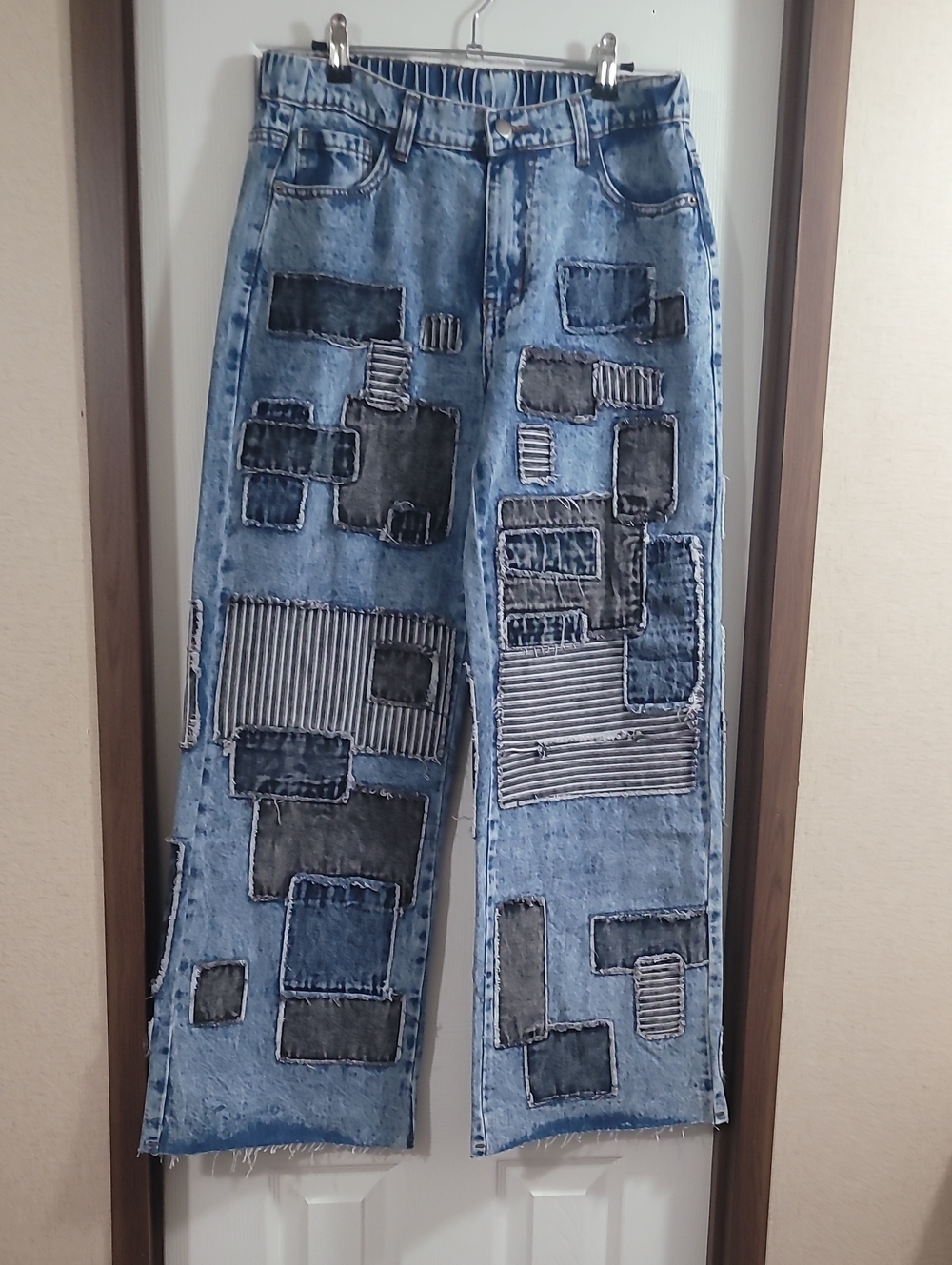 Oli & Hali Jeans Patchwork Light Blue Women’s Jeans